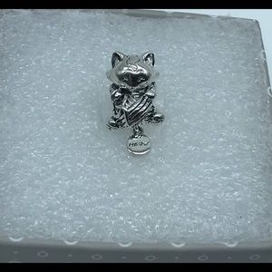 Pandora,Silver “Meow” Kitten & Yarn Ball Charm S925ALE,   799535C00, A79-9